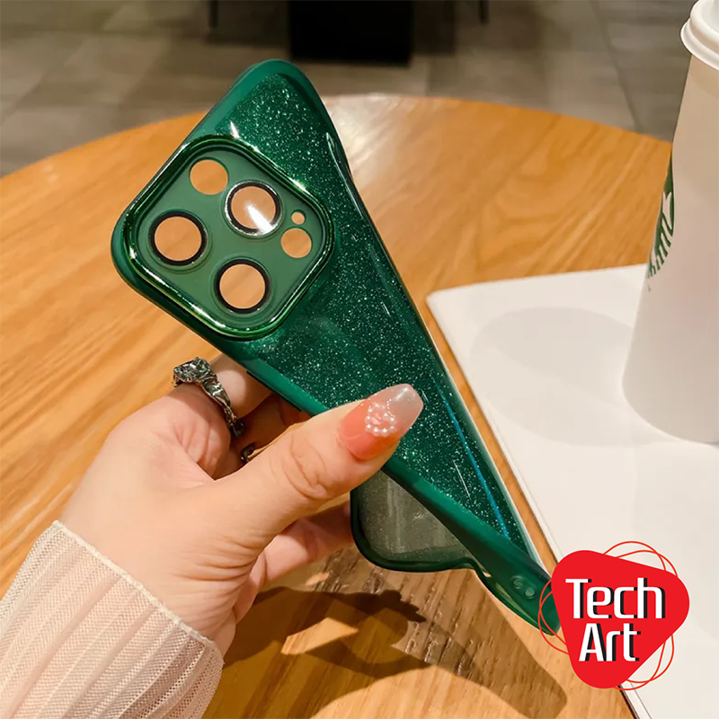 เคสนิ่มกันเลนส์กล้อง ขอบกล้องชุบเงา หลังสีใสใส่แผ่นกากเพชร Redmi Note12(4G/5G) Note13(4G/5G) Note13Pro+ Note14(4G/5G) - รูปที่ 4