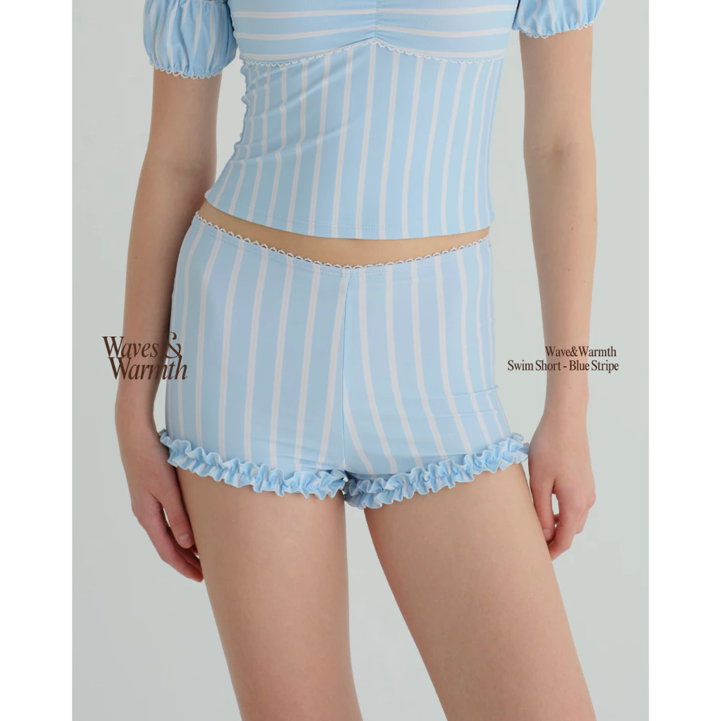 when.we.summer - Waves&Warmth Swim Short (-เฉพาะกางเกง-) มีซับในเก็บก้นทรงสวย *สินค้าพร้อมส่ง*