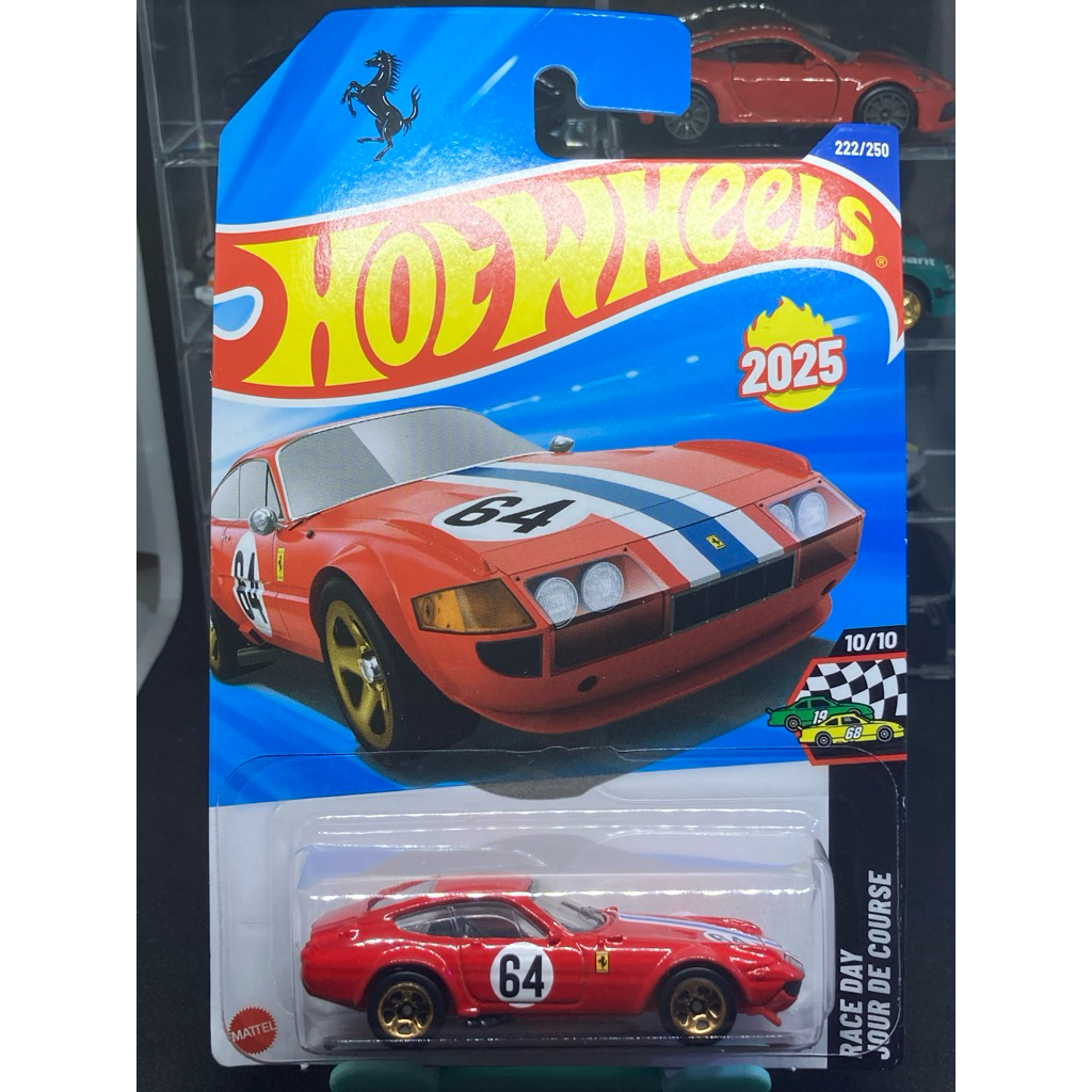 รถเหล็ก HotWheels FERRARI 365 GTB4 COMPETIZIONE 3+
