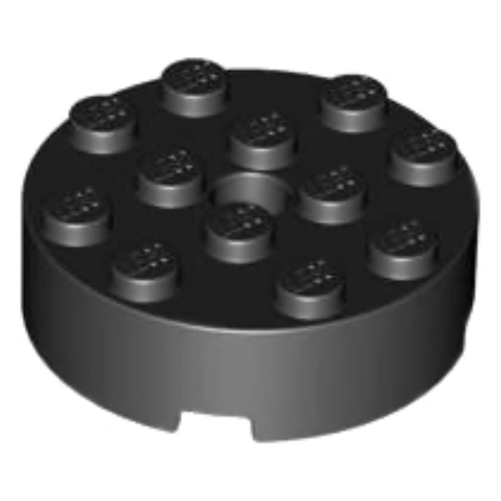 [288] ชิ้นส่วนเลโก้ Lego Part Brick, Round 4 x 4 with Hole (87081) ราคา/ชิ้น