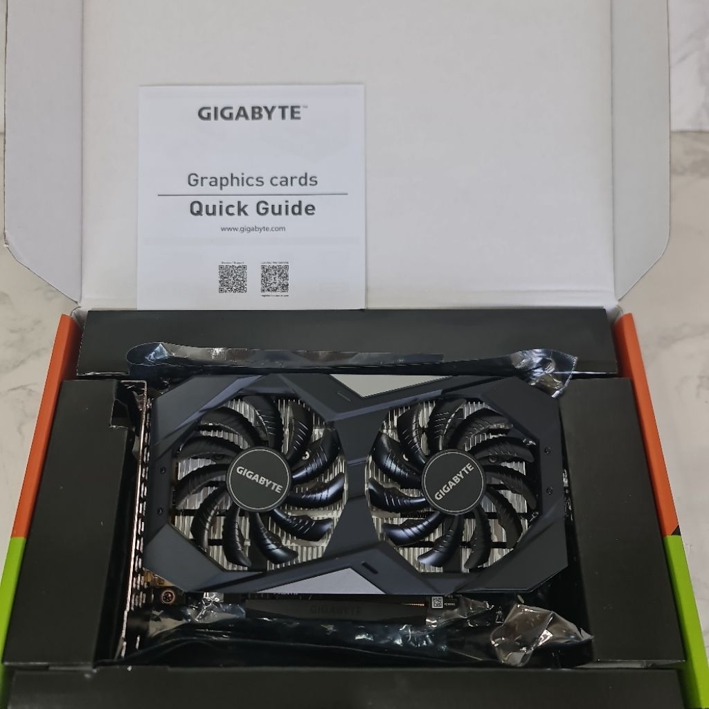 GIGABYTE  RTX 3050 6G DDR6 มือสอง ไม่ต่อไฟเพิ่ม ประกัน 29/08/71