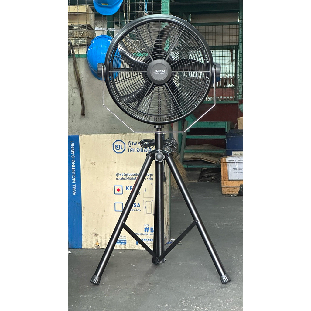 ขาตั้งพัดลมjpx20”เหล็กดำ(ไม่รวมพัดลม)