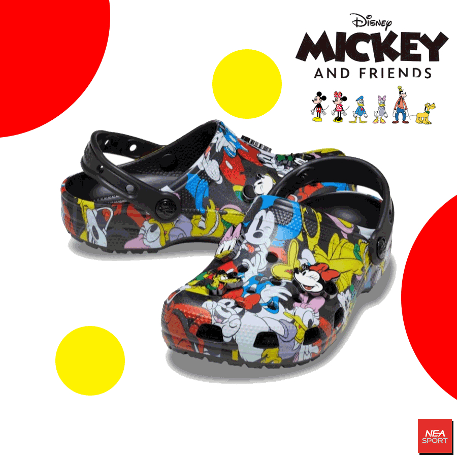CROCS × Mickey & Friends حذاء إصدار محدود