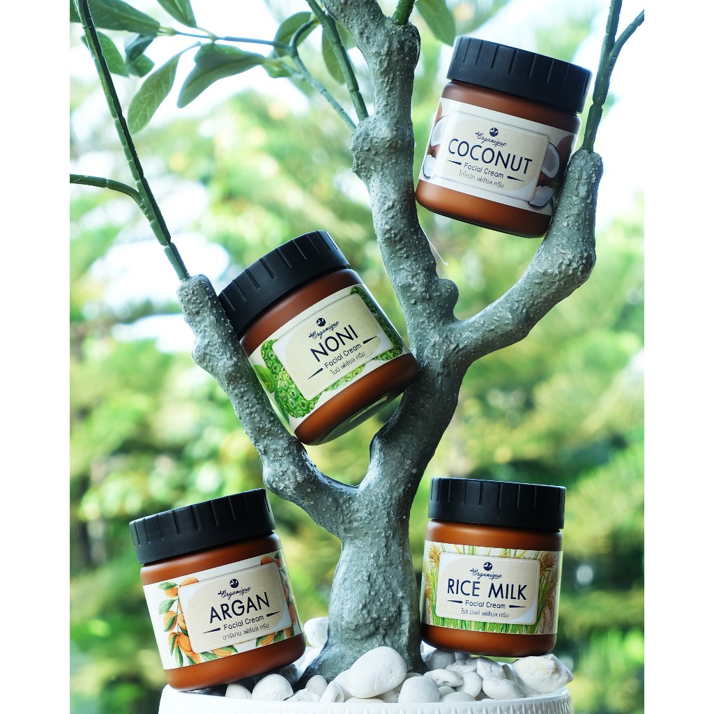 Organique Facial Cream – ครีมบำรุงผิวหน้า ครีมบำรุงผิวธรรมชาติ สูตรเข้มข้นจากธรรมชาติ ขนาด 150 g.