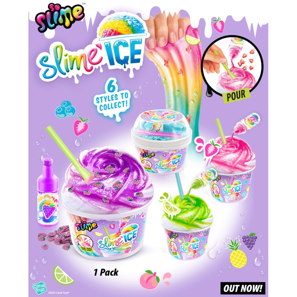 🧊ของแท้ พร้อมส่ง🍧So Slime Slime Ice Cup เซ็ททำสไลม์ น้ำแข็งไส พร้อมทอปปิ้ง ราคาต่อ 1ชิ้น คละแบบ ลิขสิทธิ์แท้ มี มอก
