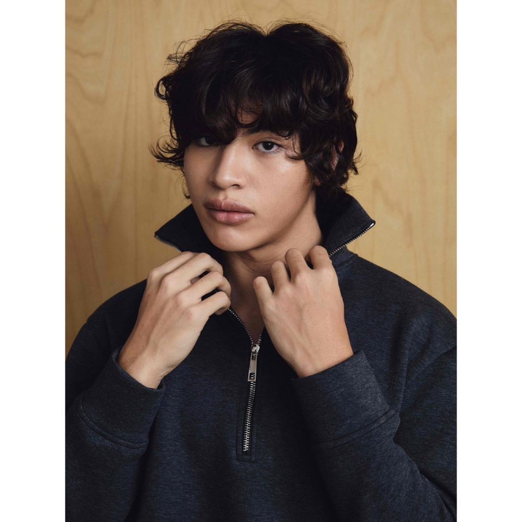 Pmith - Reid Sweatzip Dark Heather