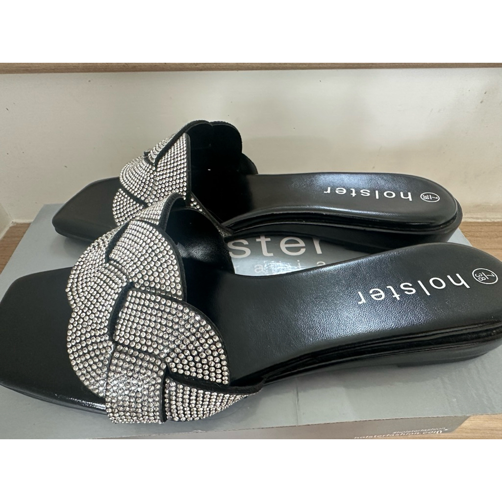 holster รองเท้าสวม size 38 สีดำ