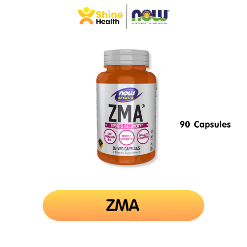 Now Foods ZMA Zinc Magnesium B6 | ซีเอ็มเอ 90 Capsules