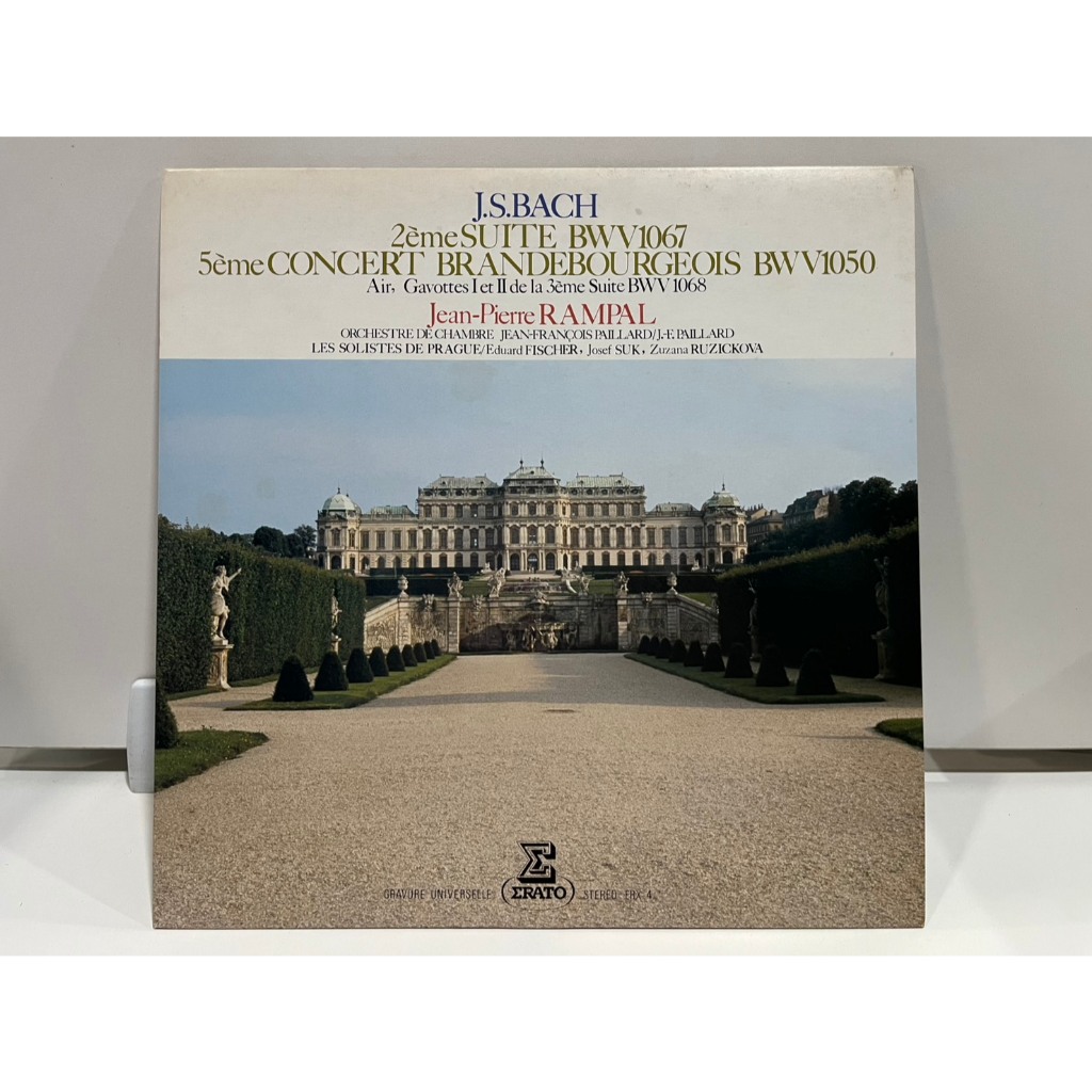 1LP Vinyl Records แผ่นเสียงไวนิลJ.S.BACH 2ème SUITE BWV1067 5ème CONCERT BRANDEBOURGEOIS BWV1050(J23