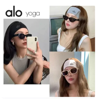 ที่คาดผม Alo ถัก-แฟชั่นและสะดวกสบายที่สมบูรณ์แบบพร้อมโลโก้สะท้อนแสง
