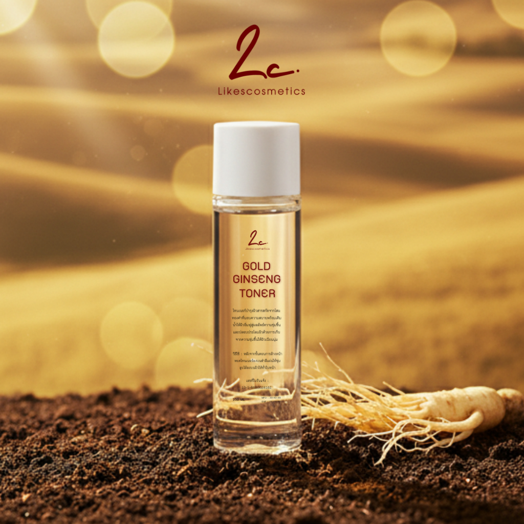 ไลก์ส คอสเมติก Gold Ginseng Toner โทนเนอร์โสมทองคำ ก้าวแรกสู่ผิวอ่อนเยาว์และชุ่มชื้นสมบูรณ์แบบ