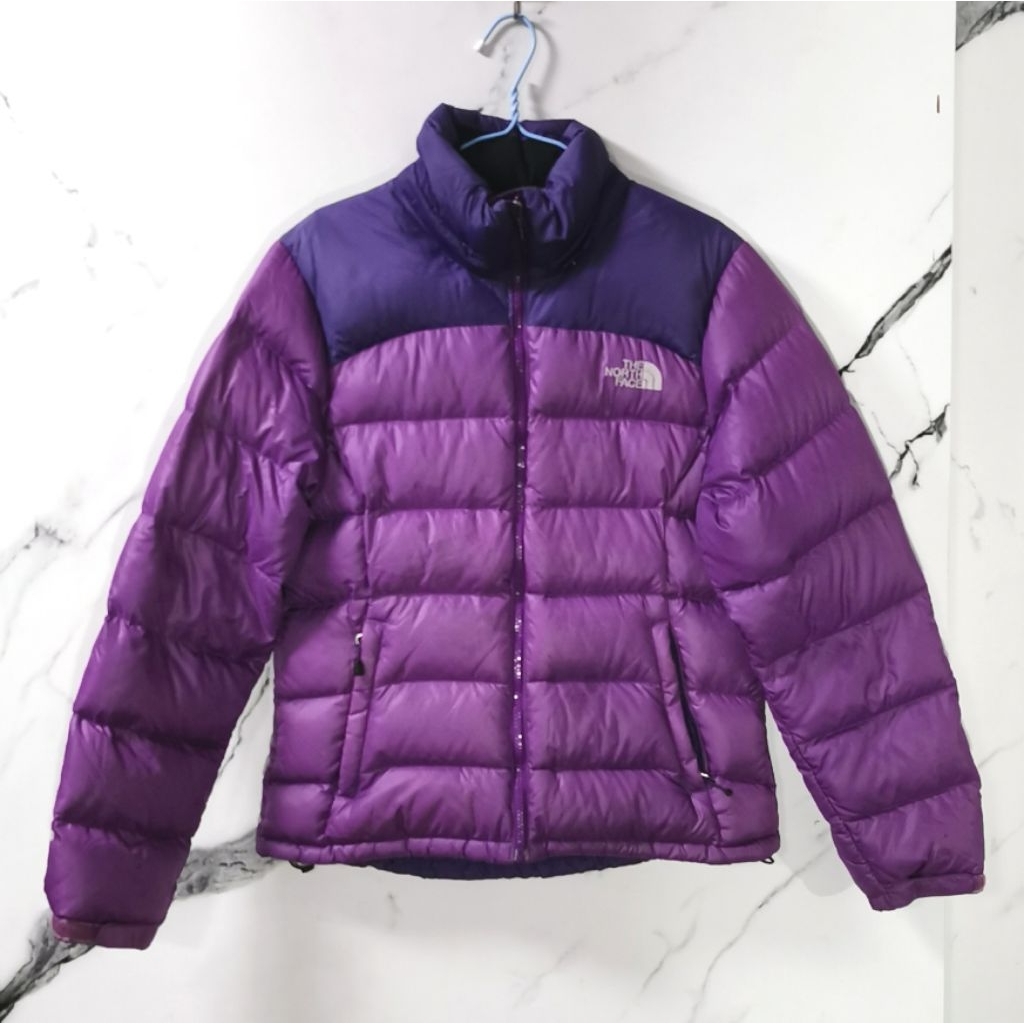 เสื้อกันหนาว THE NORTH FACE สีม่วง อก 42​ นิ้ว (ของแท้) มือ​2​