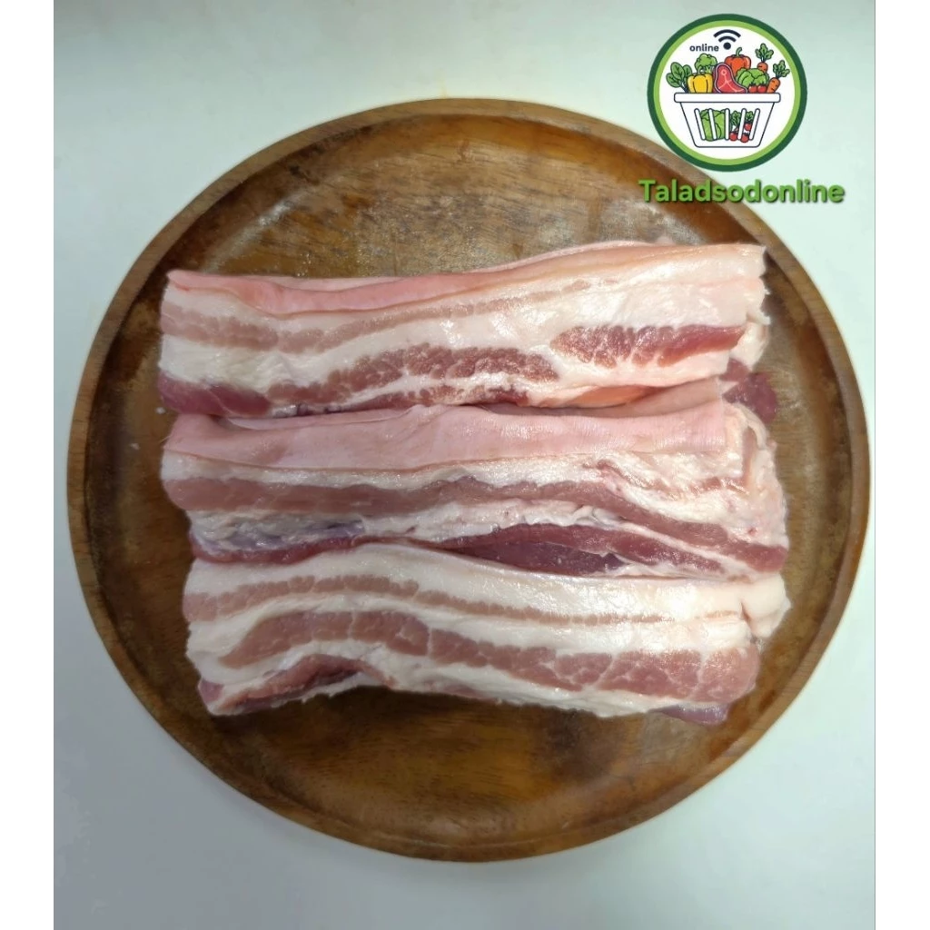 หมูสามชั้น หั่นเส้น สด สะอาด รับประกันคุณภาพ