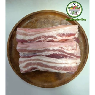 หมูสามชั้น หั่นเส้น สด สะอาด รับประกันคุณภาพ