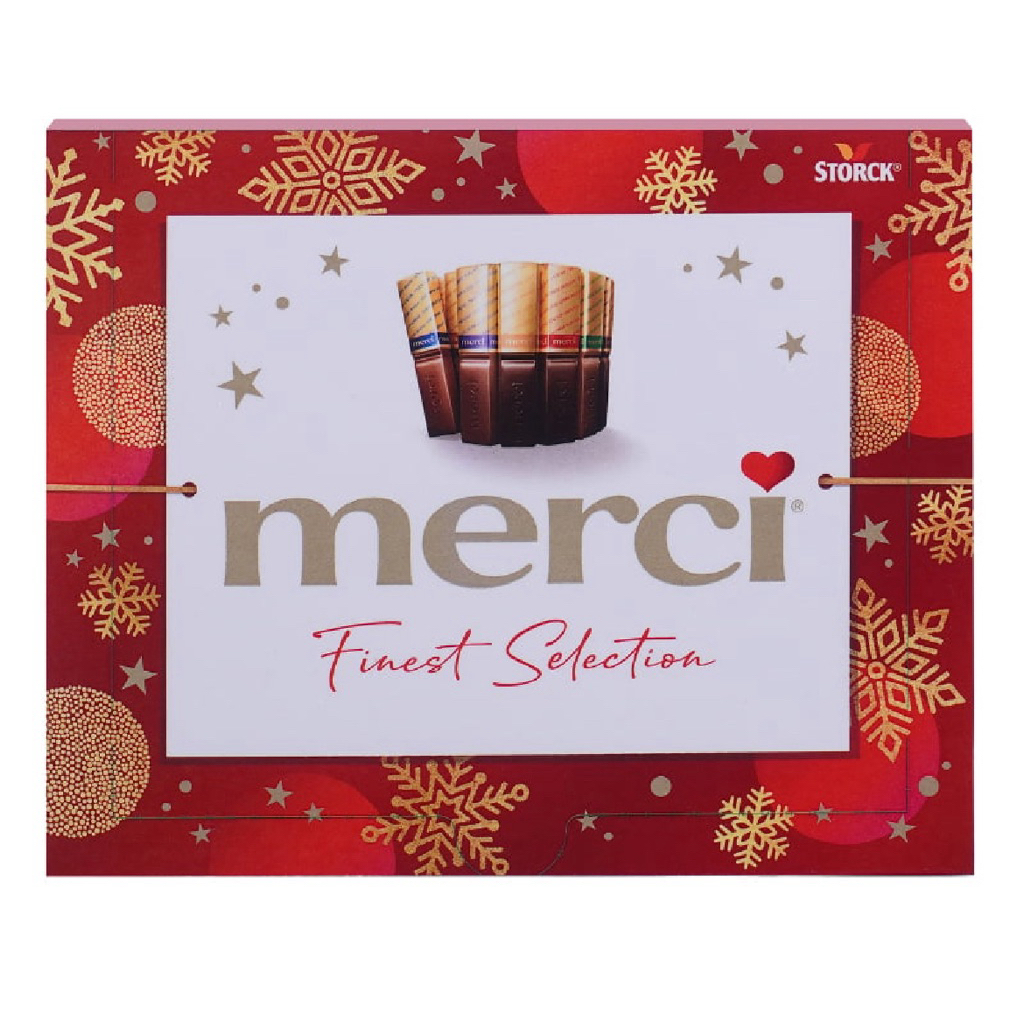 [ส่งด่วน] Merci 8Variestiees Red Choc/4 Varieties Blue Choc 250-400g เมอร์ซี่ ช็อคโกแลตวาไรตี้
