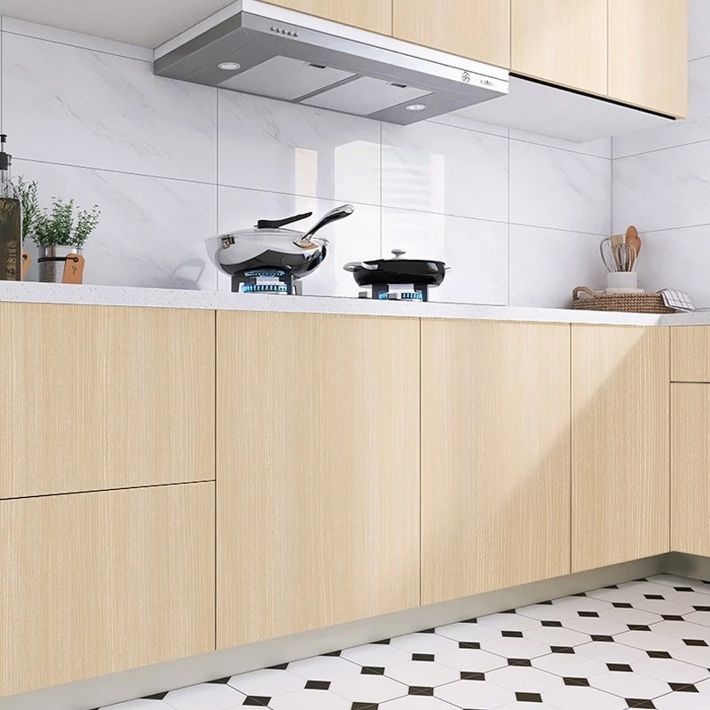 สติ๊กเกอร์ลายไม้ติดเฟอร์นิเจอร์ ไม้วอลล์เปเปอร์สติกเกอร์ประตูไม้เฟอร์นิเจอร์เก่าสติกเกอร์ตาราง ติดง่ายมีกาวในตัว กันน้ำก - รูปที่ 5