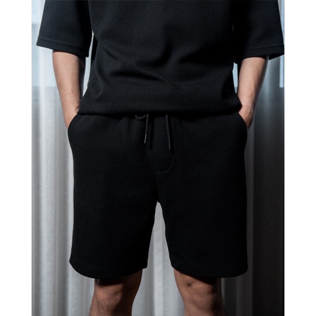 MUU SHORTS กางเกงขาสั้นทรงกระบอกสไตล์ Casual เนื้อผ้านุ่ม ใส่สบาย เอวยางยืด