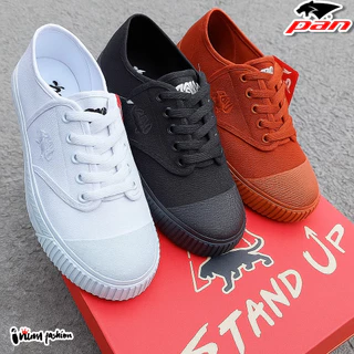 NFshoes PAN รองเท้าผ้าใบนักเรียนแพน รุ่น PF- 4153 / PF- 4155 รุ่น STAND UP sport รุ่นใหม่ นุ่มเบาใส่สบาย W/H