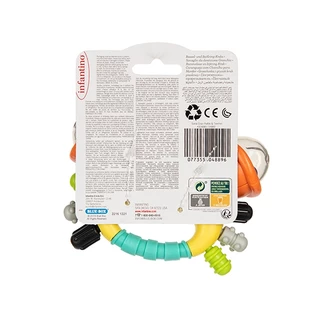 Infantino : SAND CRAB RATTLE & TEETHER - ของเล่นเสริมพัฒนาการ-ปู (คละสี)