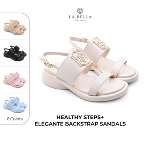 LA BELLA รองเท้าแตะเพื่อสุขภาพหนังแกะ รุ่น HEALTHY STEPS+ EL…