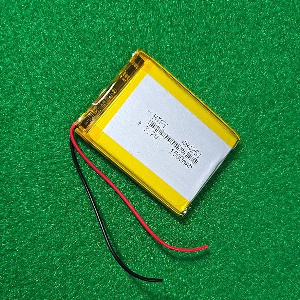 แบตเตอรี่ 3.7 โวลท์ 1,500 mAh (703450)/(494 251)