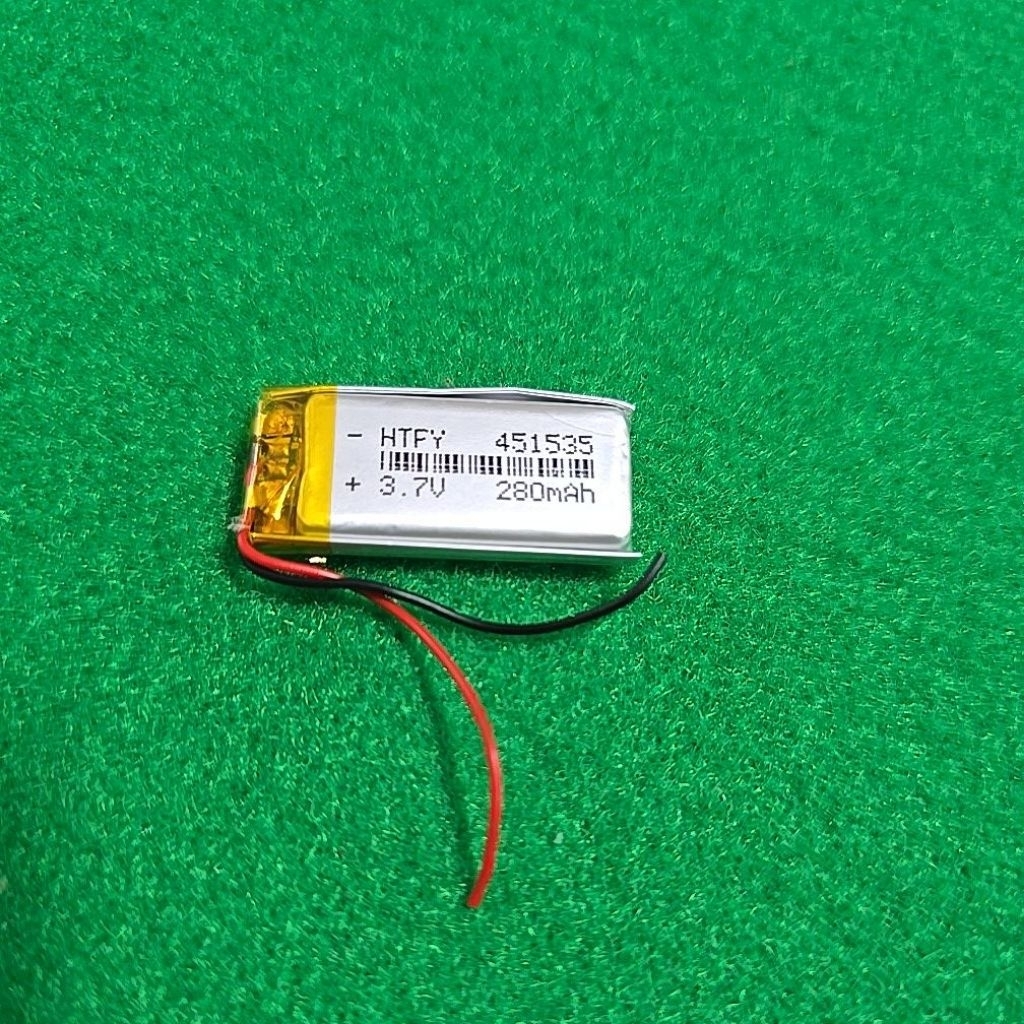 แบตเตอรี่ 3.7 โวลท์ 280mah 451535