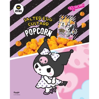 IRVINS | Kuromi ป๊อปคอร์นเคลือบคาราเมล รสไข่เค็ม (Popcorn Salted Egg) ขนาด 80 g