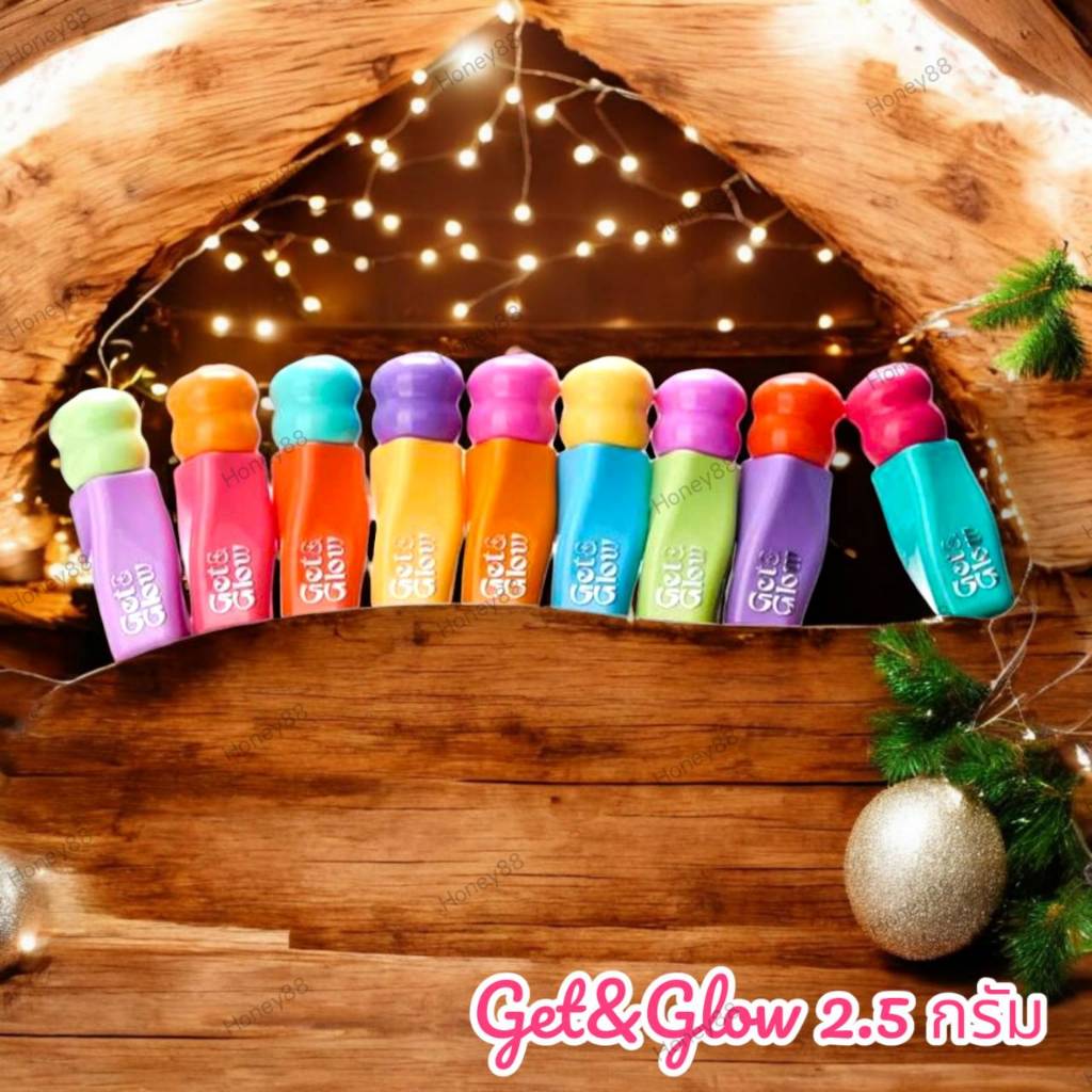 Get&Glow ลิปกลอส Get Ready Lip Gloss 2.5 กรัม Get&Glow Get Ready Lip Gloss