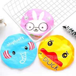 หมวกคลุมผมอาบน้ํา มีให้เลือก ลาย กันน้ำ การ์ตูน น่ารัก มีให้เลือก shower cap