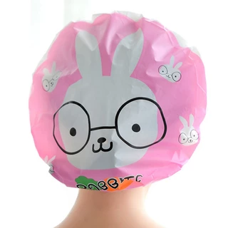 หมวกคลุมผมอาบน้ํา มีให้เลือก ลาย กันน้ำ การ์ตูน น่ารัก มีให้เลือก shower cap