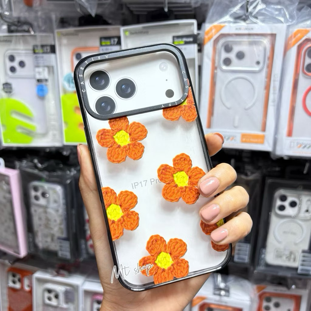 🎉Popphone Case Tify ลายดอกไม้ สำหรับรุ่น iP 17pro 17 pro max