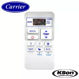 รีโมทแอร์ แคเรียร์ อะไหล่แอร์ Carrier Air Conditioner Remote Control รุ่น 42TVDA