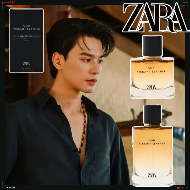 🏷️ลดจัดเต็ม ✨ของแท้💯 Zara น้ำหอมกลิ่นพ่อครูภรัณ 60-100 ML น้ำหอมซาร่า Oud Vibrant Leather รุ่นตามหา