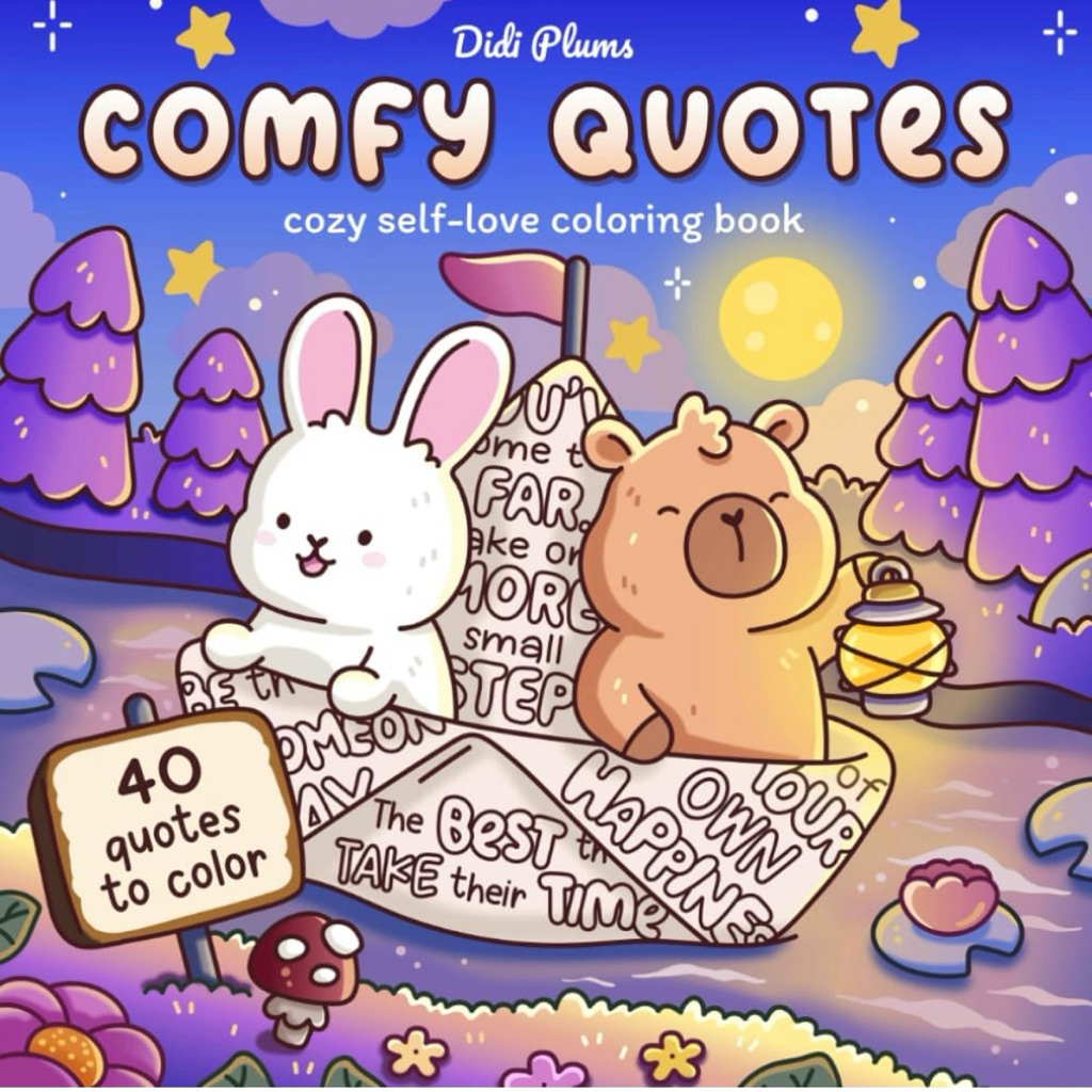 สมุดระบายสี Comfy Quotes by Didi Plums