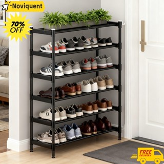 🔥[COD]ชั้นวางรองเท้ายืดหดได้ 3-5ชั้น โลหะกันสนิม+ปรับได้ ใช้…