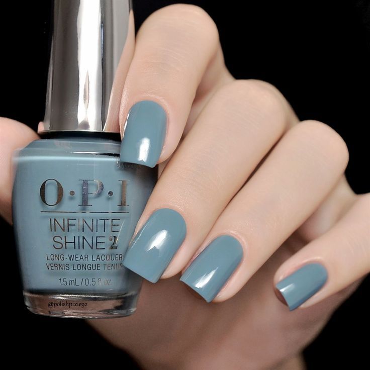 OPI infinite Shine - Alpaca My Bags ยาทาเล็บสีกึ่งเจลเนื้อครีม สีฟ้าเทา สีสุภาพ ฟ้าอ่อนอมเทาเกร๋ๆจ้าา สวยมากก แท้💯%