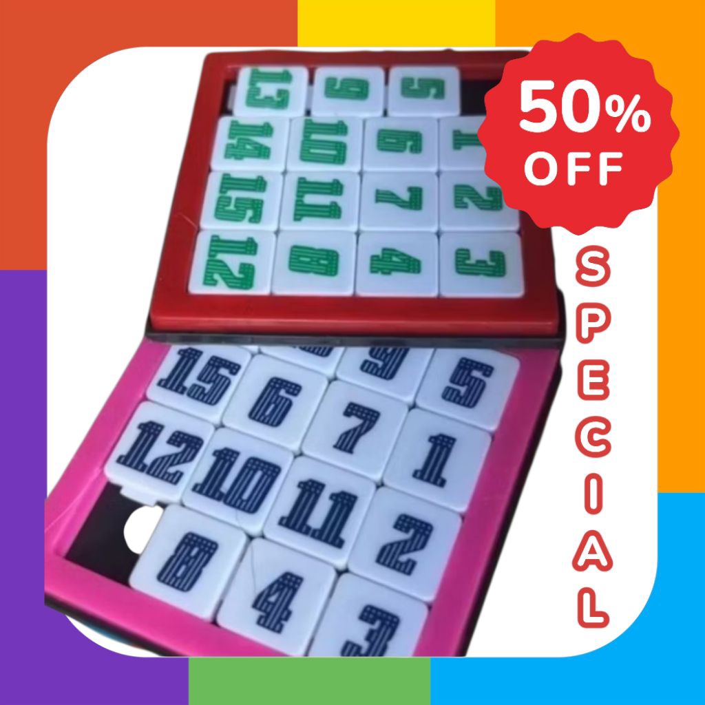 เกมส์ กระดานเรียงเลข ของเล่น ฝึกทักษะ เสริมพัฒนาการ ของเล่นโบราณ