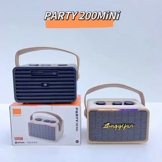 【ของแท้ 100%】PARTY200MINIลำโพงบลูทูธพกพา เหมาะสำหรับหลายสถานการณ์ เชื่อมต่อไร้สายสะดวกมาก เบสสุดยอด คุณภาพเสียงดี