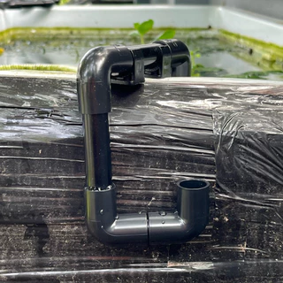 ชุดท่อน้ำล้น Overflow Kit 101 แบบไม่เจาะอ่าง มีตาข่ายกันปลาออก อุปกรณ์ล้นน้ำ สำหรับระบายน้ำส่วนเกิน อ่างปลา ตู้ปลา