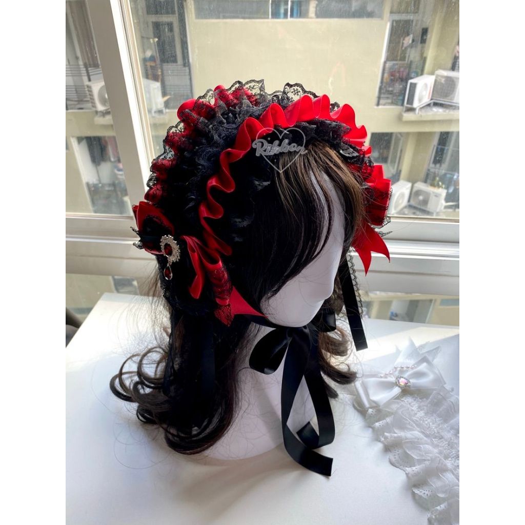 Headdress gothic Style ที่คาดผม (Made by Ribbon Style Idol )ลูกค้าคัสตอมสีได้ค่ะ