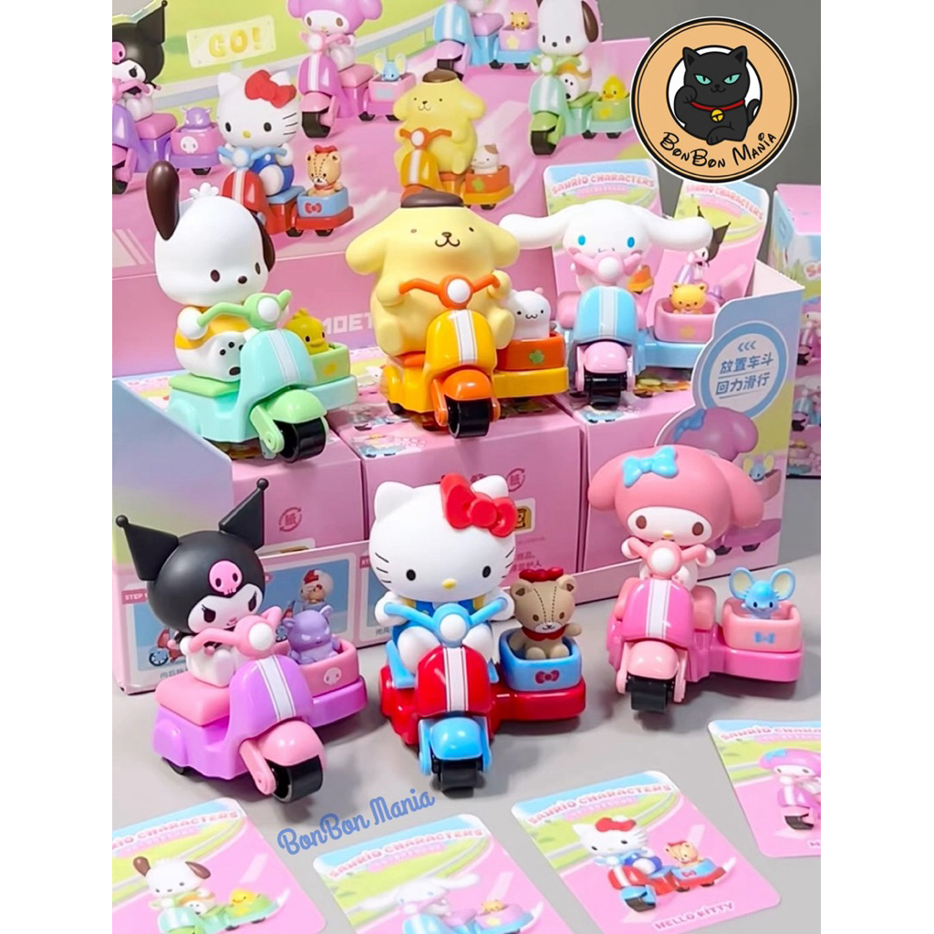 [แบบแยก-เลือกตัวได้]Moetch Sanrio Characters The Little Motorbike series blind box set