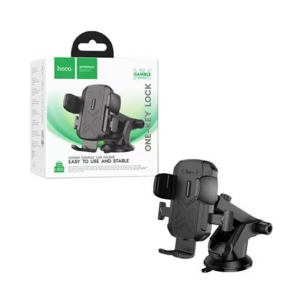 Hoco H65 ที่จับโทรศัพท์สำหรับรถยนต์ ปรับหมุนได้ 360 องศา ยึดจับมั่นคง