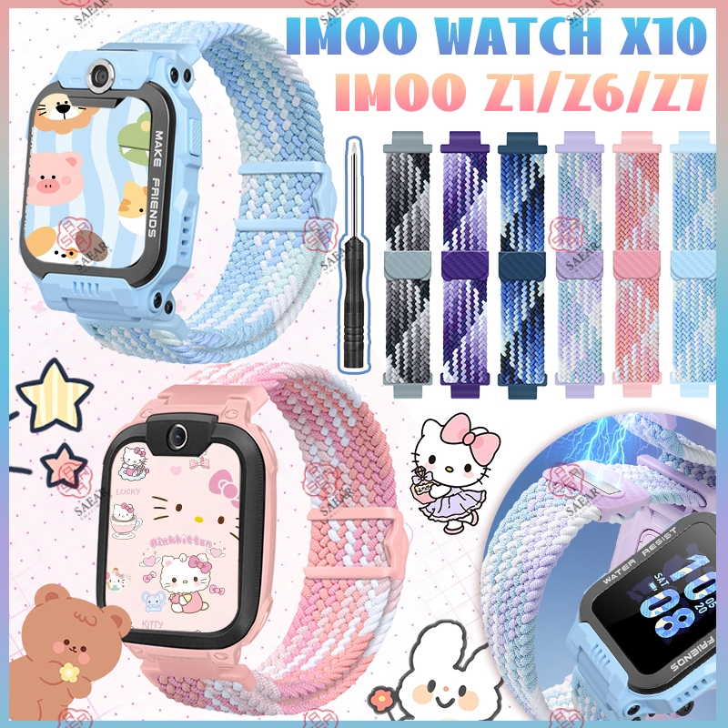 🔥สำหรับ IMOO X10 Imoo Z1 Z6 Z7สายนาฬิกา🔥สายนาฬิกา imoo z6 z7 Magnetic Loopback IMOO Z1/Z6/Z7 ายรัดข้อมือกีฬาระบายอากาศ