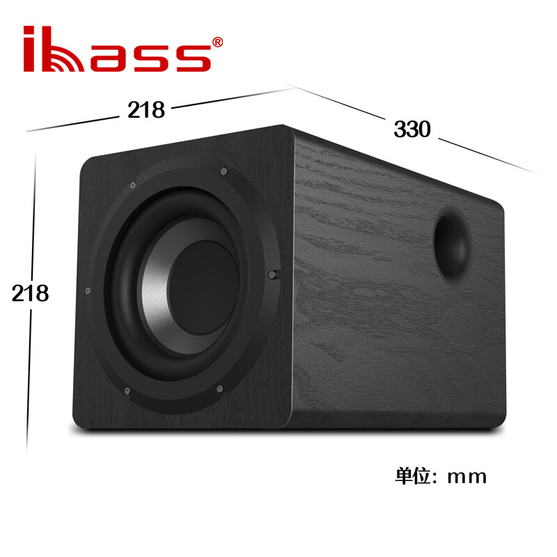 ibass 100W 6.5 นิ้ว ตู้ลำโพงซับ Active Subwoofer ซับวูฟเฟอร์ สำหรับ โฮมเธียเตอร์ตู้ลำโพง ตู้ซับ ตู้ล