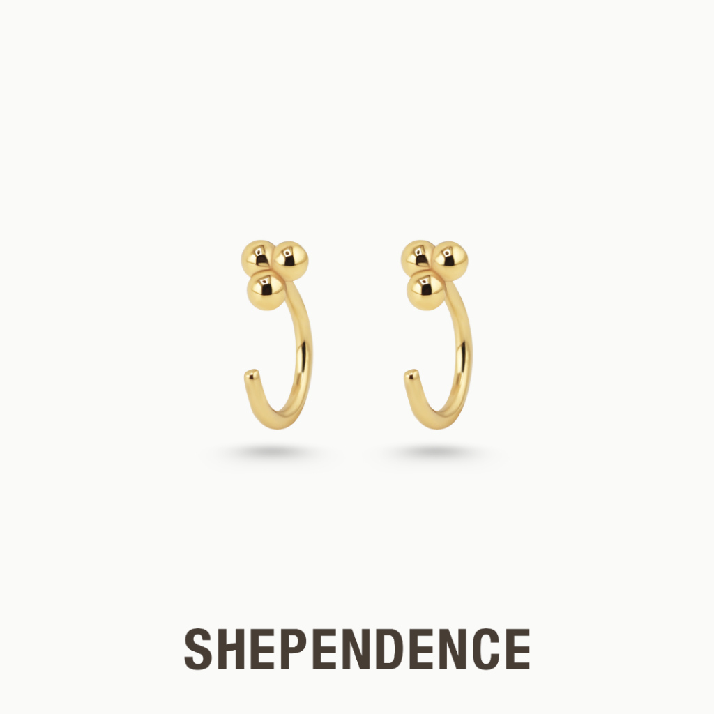 SHEPENDENCE ต่างหูหมุน CLASSIC Trinity Minimal ทรินิตี้ คลาสสิก 1 คู่