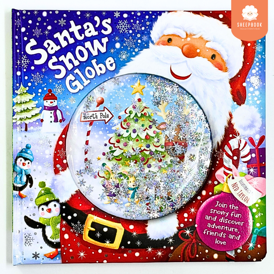นิทานปกนวม Santa's Snow Globe เกล็ดหิมะฟรุ้งฟริ้ง J1B3