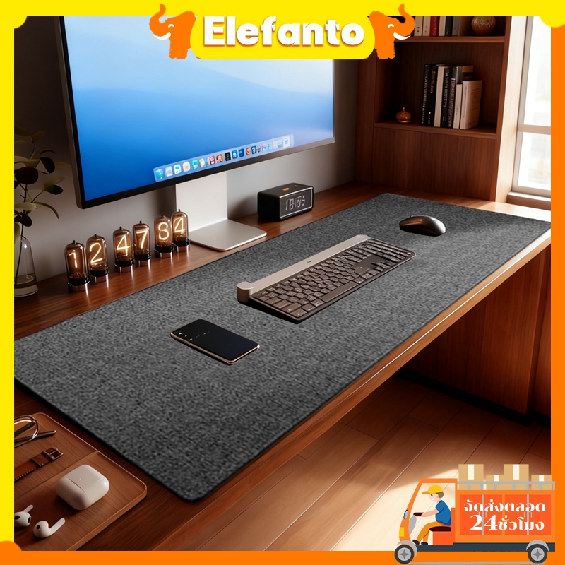 ที่รองเมาส์ แผ่นรองคีย์บอร์ด แผ่นรองเมาส์หนัง PU Gaming Mouse Pad มีหลายขนาดให้เลือก พร้อมส่งจากไทย