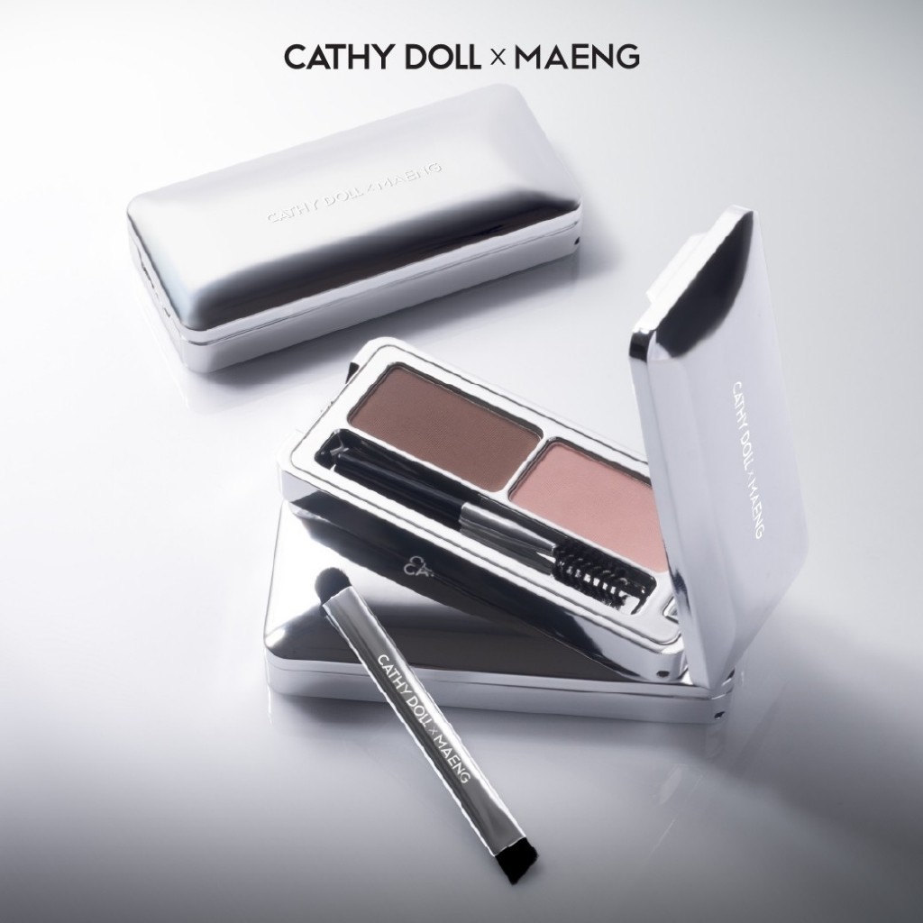 Cathy Doll x Maeng Artist Eyebrow Powder 1.8 g. + 1.8 g.พาเลทเขียนคิ้วเนื้อฝุ่นมัลติฟังก์ชัน - รูปที่ 6