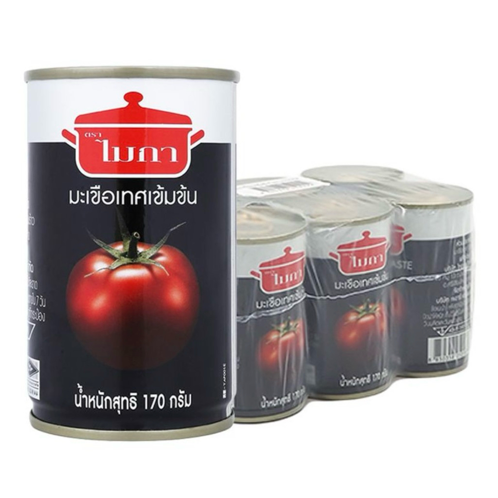 delivery ไมก้า ซอสมะเขือเทศเข้มข้น 170ก.*6กระป๋อง