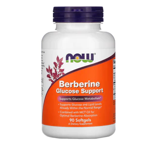(พร้อมส่ง) NOW Foods, Berberine iGlucose Support, 60 Softgels or 90 Softgels